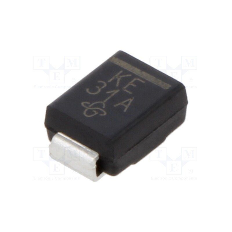 20 pcs : SMBJ5.0A-E3/5B - Diode: TVS, 600W, 6735mV, 65.2A, unidirectional, SMB,