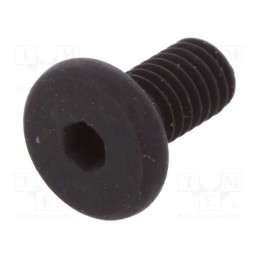 100 pcs : 3555982 - Screw, M3x6, 0.5, Head: cheese head, hex key, HEX 1,5mm, steel