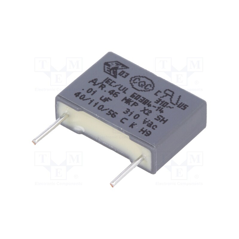 20 pcs : R463F210000N0M - Capacitor: polypropylene, 10nF, 13x4x9mm, THT, ±20%, 10mm, 630VDC