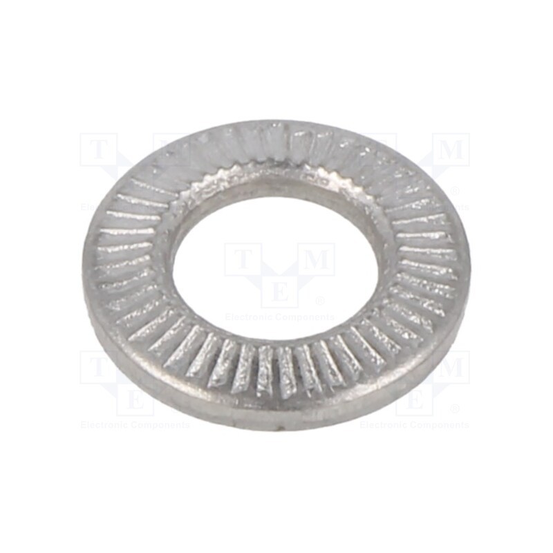 500 pcs : 3650527 - Washer, internally serrated, M6, D12mm, h1.85mm, BN 21206