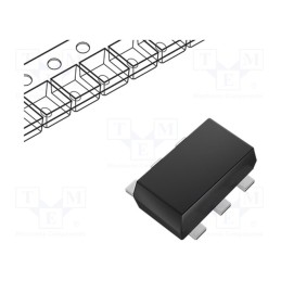 20 pcs : PESD3V3L4UW,115 - Diode: TVS array, 5.6V, 3.5A, SOT665, Features: ESD protection