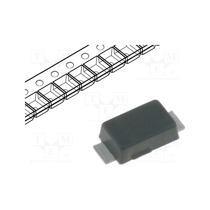 20 pcs : BZD17C24P-E3-08 - Diode: Zener, 0.8W, 24V, SMD, , SMF, single diode