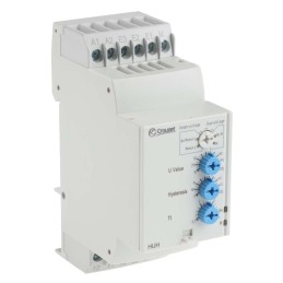 1 pcs - Crouzet Voltage Monitoring Relay, DPDT, 15 - 600 V, DIN Rail