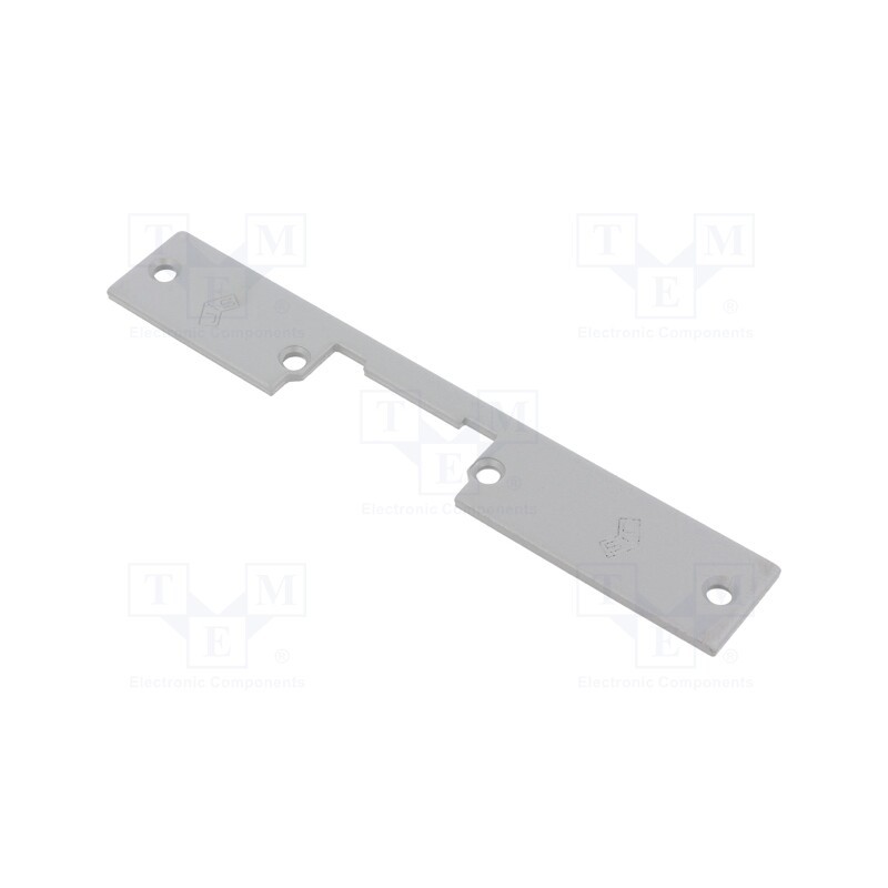 10 pcs : 901 G - Frontal plate, short,flat, W: 25mm, for electromagnetic lock