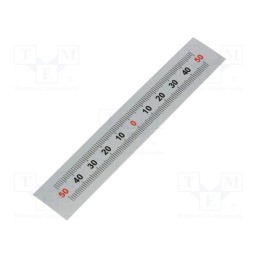 10 pcs : GN 711-KUS-100-W-M - Ruler, figures horizontally arranged,self-adhesive, W: 11mm