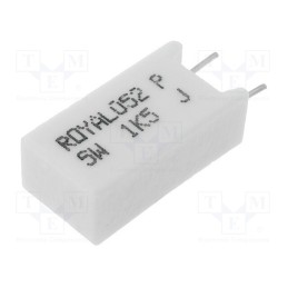 20 pcs : PRM05WJP152B00 - Resistor: wire-wound, cement, vertical,THT, 1.5kΩ, 5W, ±5%