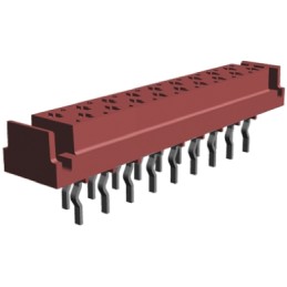 1 pcs - TE Connectivity Micro-MaTch Series Straight Through Hole Mount PCB Socket, 18-Contact, 2-Row, 2.54mm Pitch, Solder