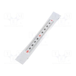 10 pcs : GN 711-KUS-100-W-R - Ruler, figures horizontally arranged,self-adhesive, W: 11mm
