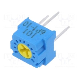 10 pcs : GF063P1-B101K - Potentiometer: mounting, single turn, 100Ω, 500mW, ±10%, linear
