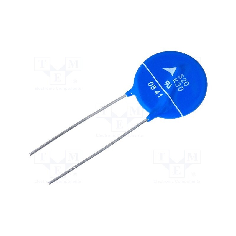 10 pcs : B72220S0300K101 - Varistor: metal-oxide, THT, 30VAC, 38VDC, 47V, 2000A, -40÷105°C, 26J
