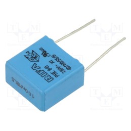 10 pcs : PHE841EB6100MR17T0 - Capacitor: polypropylene, 100nF, 18x17.5x9.5mm, THT, ±20%, 15mm