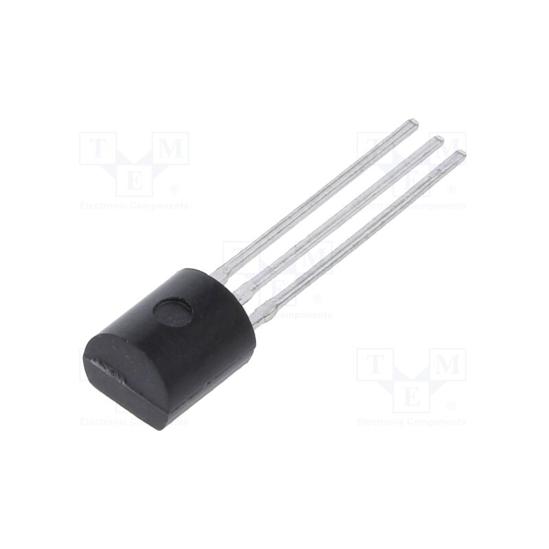 20 pcs : MAC97A6,412 - Triac, 400V, 0.6A, TO92, Igt: 5/7mA, Ifsm: 8A, 4Q, sensitive gate