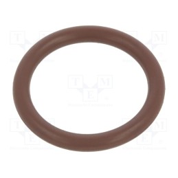 50 pcs : 01-0020.00X3 ORING 80FPM BROWN - O-ring gasket, FPM, Thk: 3mm, Øint: 20mm, brown, -20÷200°C