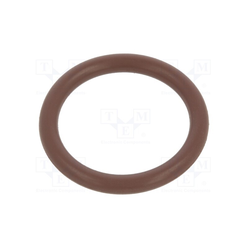 50 pcs : 01-0020.00X3 ORING 80FPM BROWN - O-ring gasket, FPM, Thk: 3mm, Øint: 20mm, brown, -20÷200°C