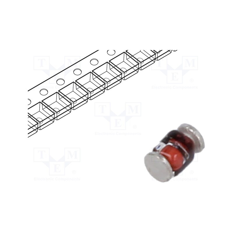 20 pcs : MCL103C - Diode: Schottky rectifying, SMD, 20V, 0.35A, 10ns, , 400mW