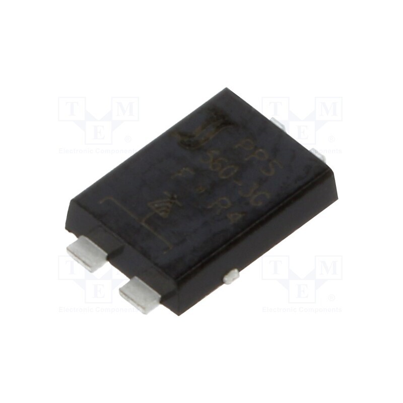 20 pcs : PPS560-3G - Diode: Schottky rectifying, SMD, 60V, 5A, PowerSMD,