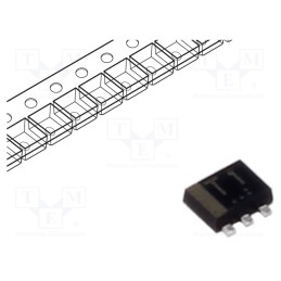 20 pcs : EMT1T2R - Transistor: PNP x2, bipolar, 50V, 0.15A, 150mW, SOT563