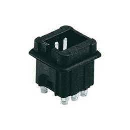 1 pcs - HARTING Male Insert, 10A, Staf Series