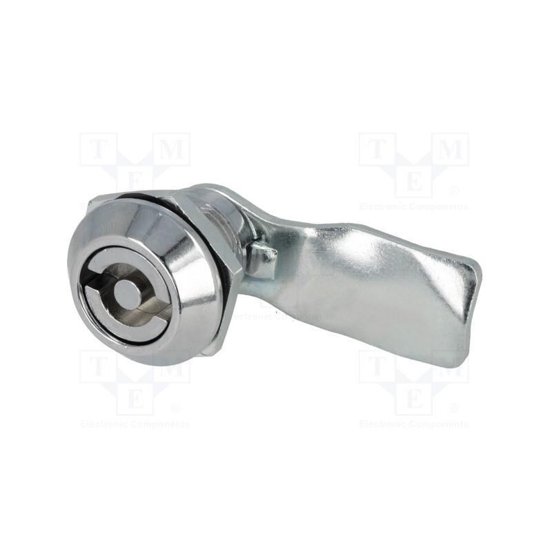 10 pcs : M22-2-D5-2-21-01-P - Lock, zinc and aluminium alloy, 21mm, chromium