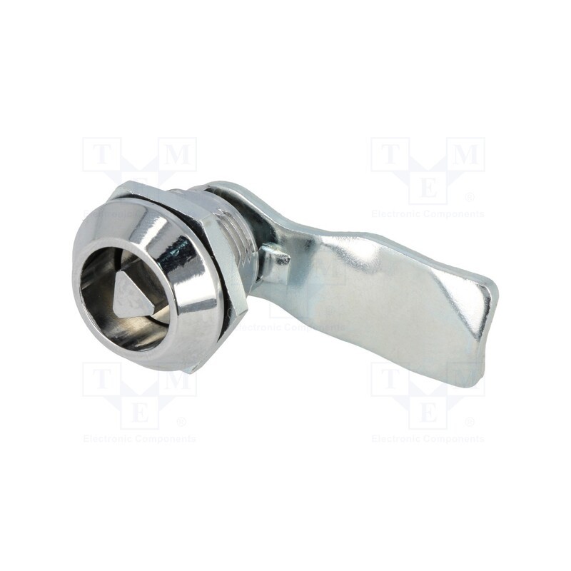 10 pcs : M22-2-T9-2-21-01-P - Lock, zinc and aluminium alloy, 21mm, chromium