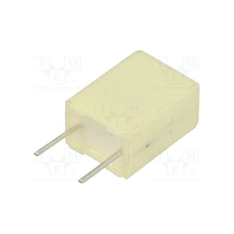 50 pcs : R82DC4100AA60K - Capacitor: polyester, 1uF, 40VAC, 63VDC, 5mm, ±10%, 7.2x5x10mm, THT