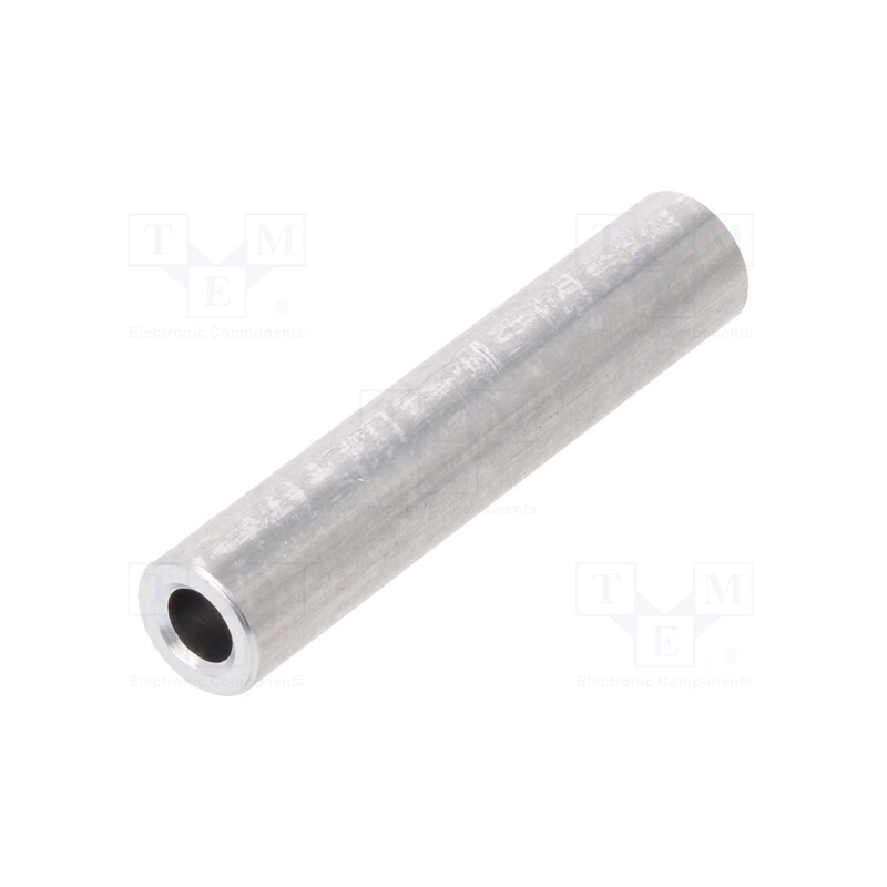 20 pcs : 336/3,2X30 - Spacer sleeve, 30mm, cylindrical, aluminium, Out.diam: 6mm