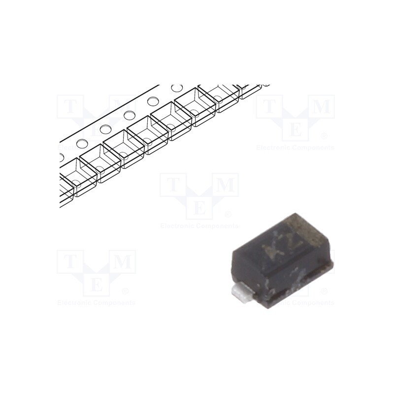 20 pcs : BA89202VH6127XTSA1 - Diode: switching, 35V, 100mA, SC79, single diode, 120ns, Ufmax: 1V