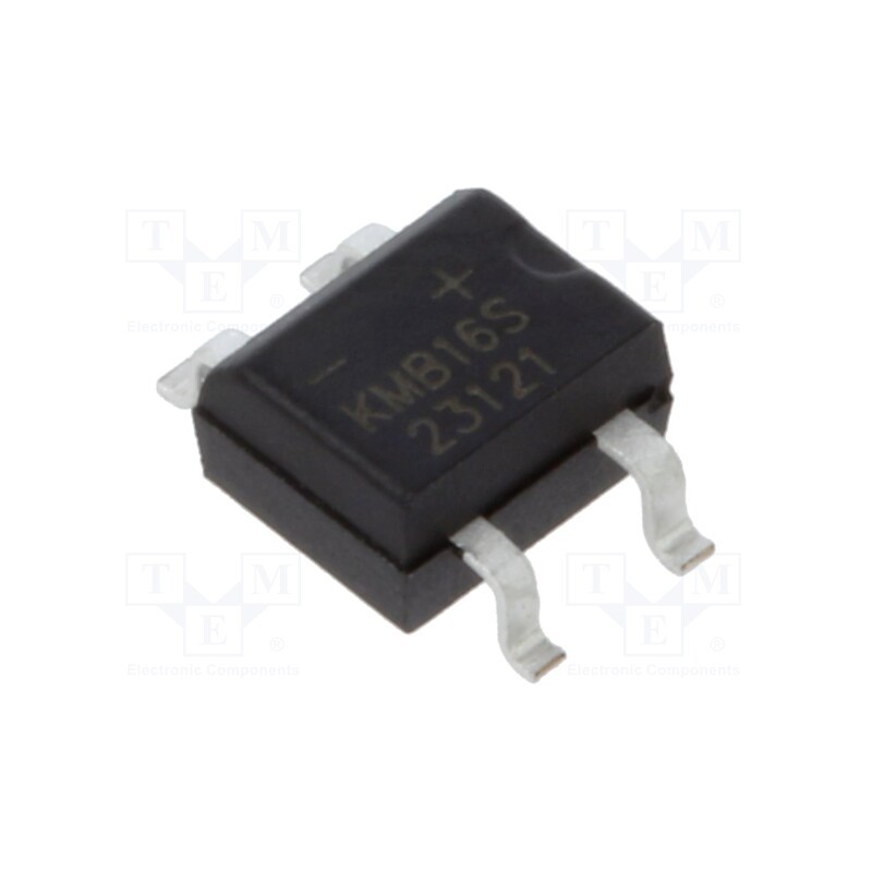 20 pcs : KMB16STR - Bridge rectifier: single-phase, Urmax: 60V, If: 1A, Ifsm: 30A, MBS