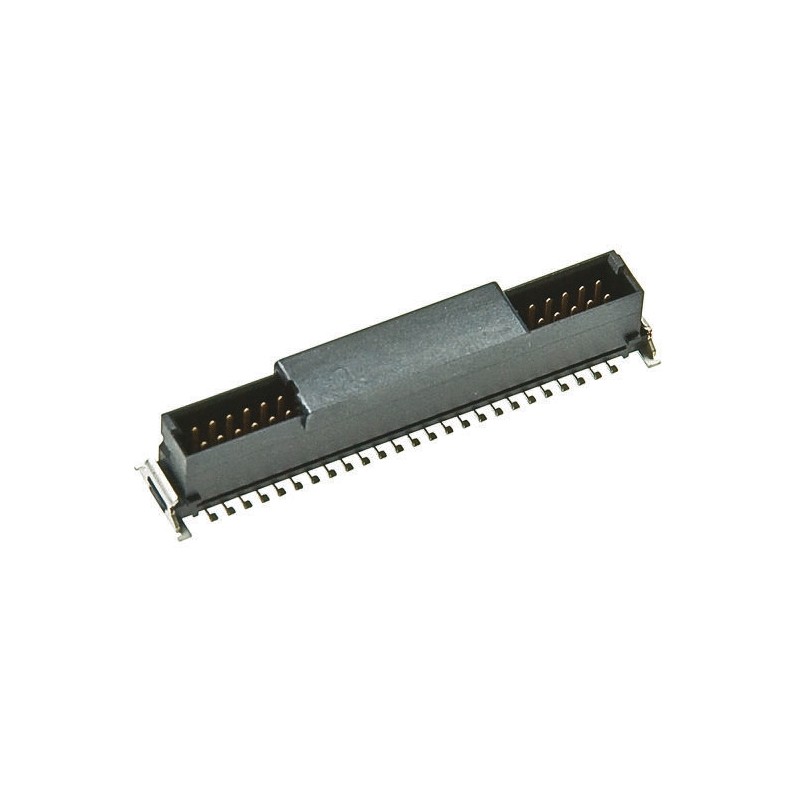 1 pcs - ERNI SMC Series Straight Surface Mount PCB Header, 80 Contact(s), 1.27mm Pitch, 2 Row(s), Shrouded