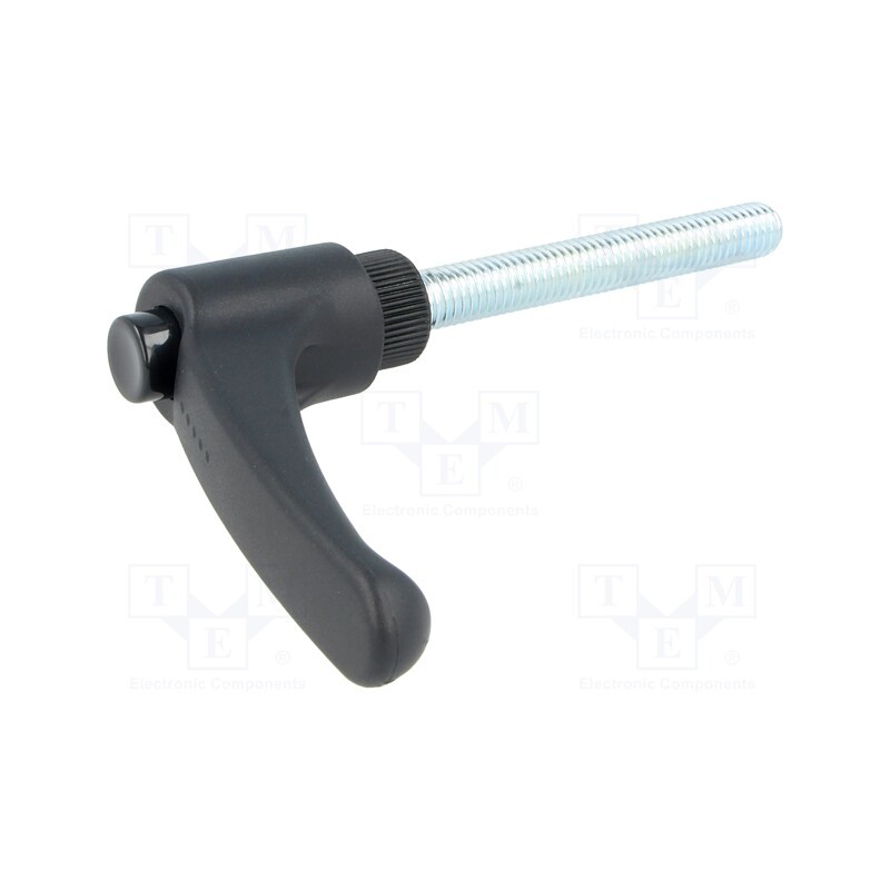 10 pcs : ERX.63 P-M8X60-C1 - Lever, adjustable, Thread len: 60mm, Lever length: 63mm, -30÷130°C