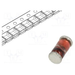 20 pcs : ZMY4V7-GS08 - Diode: Zener, 1W, 4.7V, SMD, , MELF, single diode