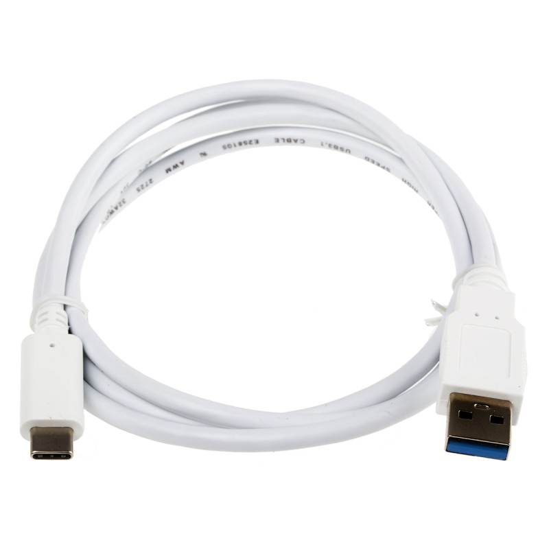 1 pcs - RS PRO USB 3.1 Cable, Male USB A to Male USB C Cable, 1m