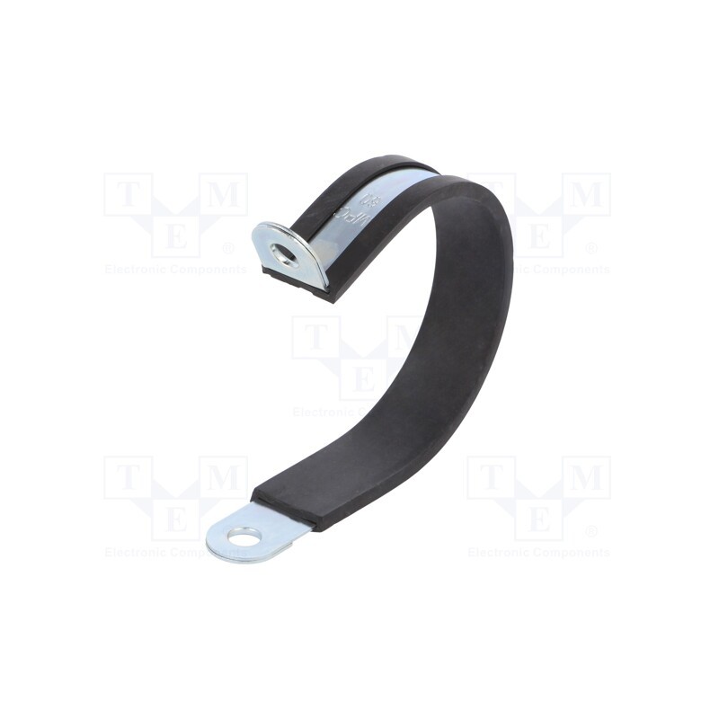 10 pcs : LKD16020 - Fixing clamp, ØBundle : 60mm, W: 20mm, steel, Cover material: EPDM