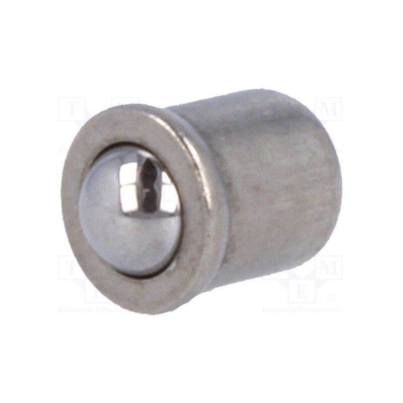 20 pcs : 1550748 - Ball latch, A2 stainless steel, BN 13376, L: 5mm, Ømount.hole: 4mm