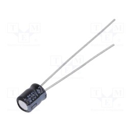 50 pcs : ECEA1VKS4R7 - Capacitor: electrolytic, THT, 4.7uF, 35VDC, Ø4x5mm, Pitch: 1.5mm