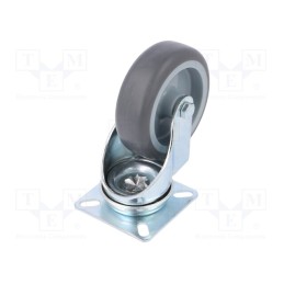 10 pcs : KPA-TPA 75S - Transport wheel, Ø: 75mm, W: 25mm, H: 100mm, torsional, 60kg, TPA