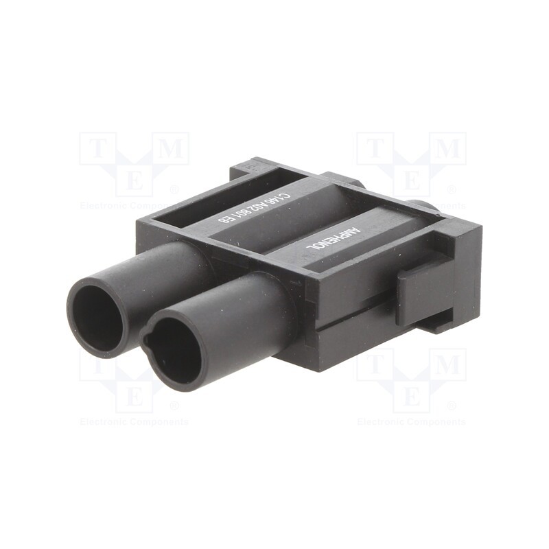 10 pcs : C146A02801E8 - Connector: HDC, module, male, C146,heavy|mate M, PIN: 2, 1kV