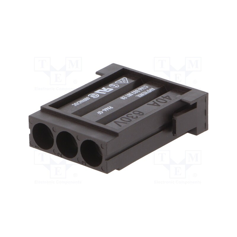 10 pcs : C146B03001E8 - Connector: HDC, module, female, C146,heavy|mate M, PIN: 3, 630V
