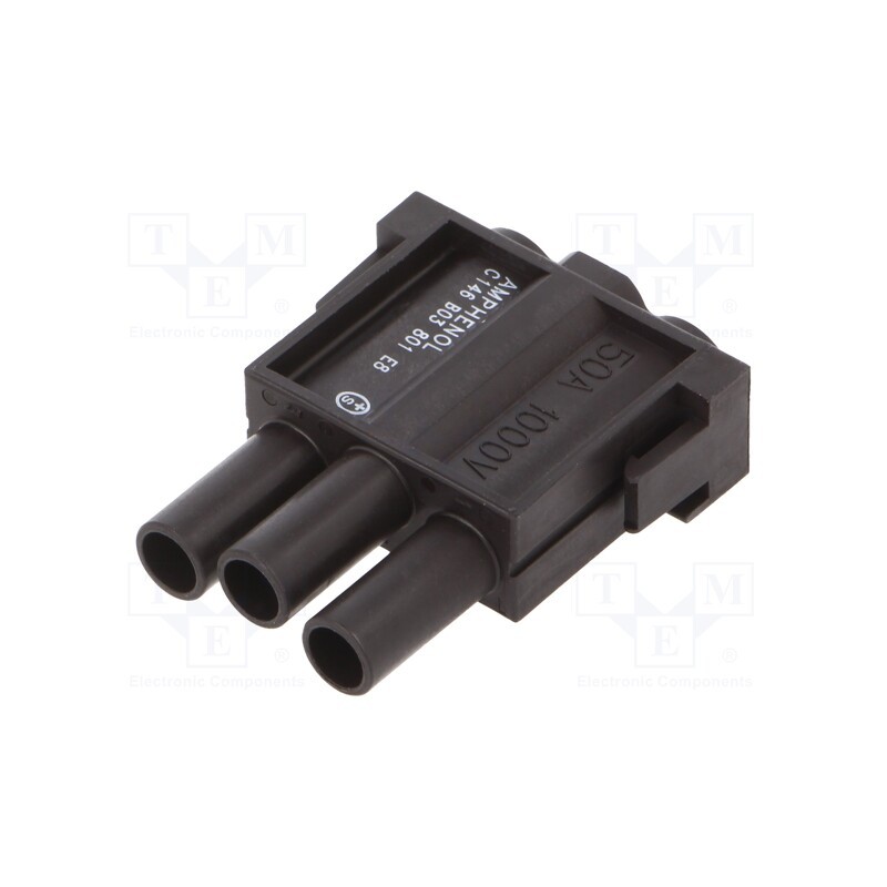 10 pcs : C146B03801E8 - Connector: HDC, module, female, C146,heavy|mate M, PIN: 3, 1kV