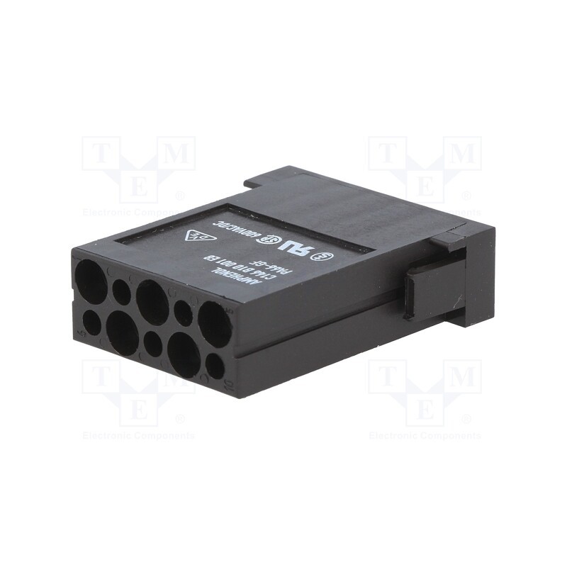 10 pcs : C146B10001E8 - Connector: HDC, module, female, C146,heavy|mate M, PIN: 10, 400V