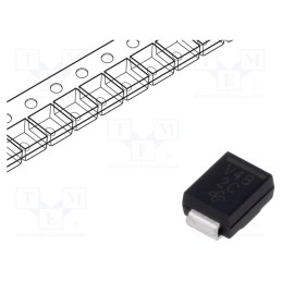 10 pcs : VSSB410S-E3/52T - Diode: Schottky rectifying, SMD, 100V, 4A, SMB,