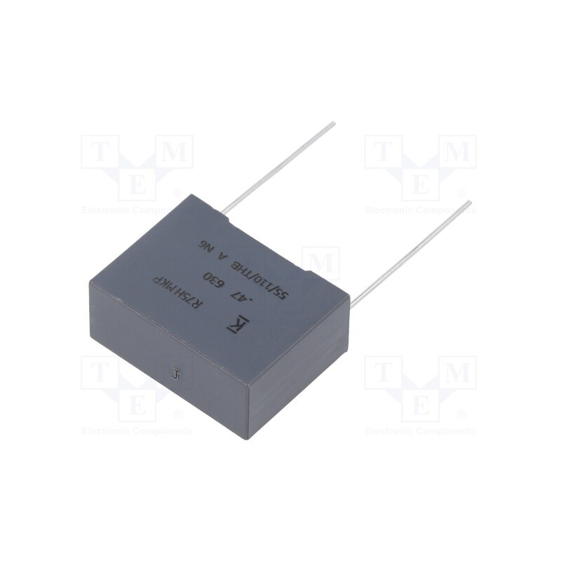 10 pcs : R75PN347050H3J - Capacitor: polypropylene, 470nF, 26.5x11x20mm, THT, ±5%, 22.5mm