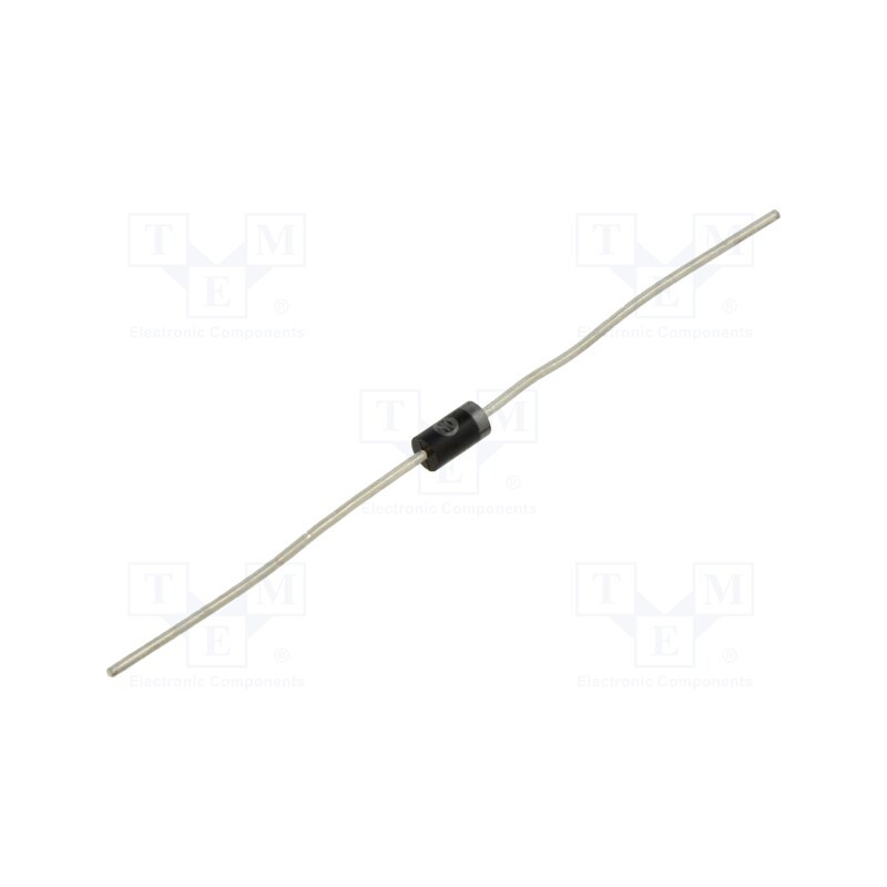 10 pcs : 1N4006RLG - Diode: rectifying, THT, 800V, 1A, , Ifsm: 30A, CASE59