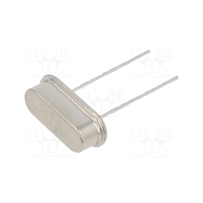 10 pcs : QT49-20.000MAAJ-B - Resonator: quartz, 20MHz, ±30ppm, 18pF, THT, 11.5x5x3.68mm