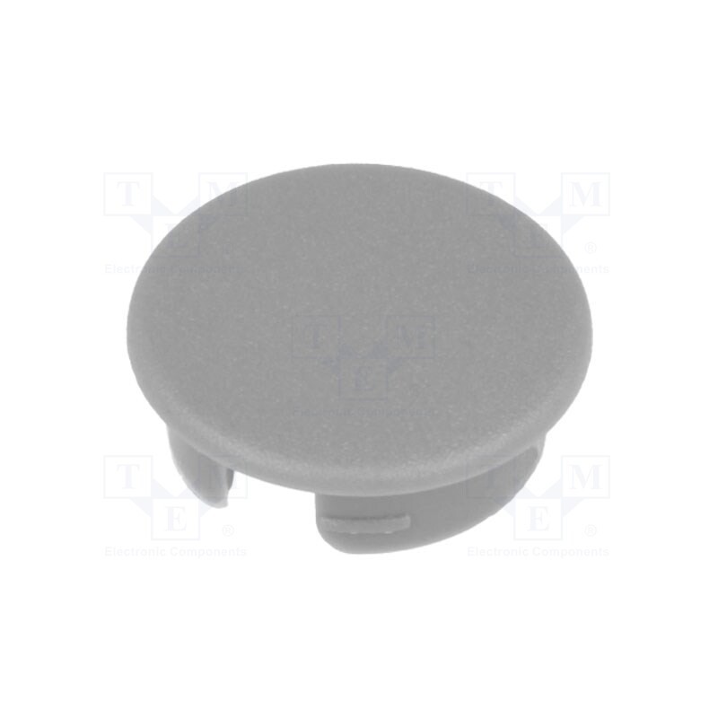 10 pcs : A4131008 - Cap, ABS, grey, push-in, round, A2531,A2631