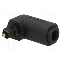 10 pcs : CA1017 - Connector: fiber optic, adapter,plug/socket, optical (Toslink)