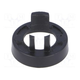 10 pcs : A5116000 - Nut cover, ABS, black, push-in, Ø: 16mm, A2516,A2616, Øint: 14.8mm