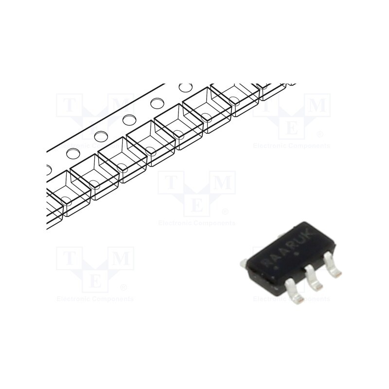 10 pcs : TLV431ASNT1G - IC: voltage reference source, 1.24V, ±1%, TSOP5, , 20mA