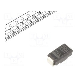10 pcs : BZG03C150-M3-08 - Diode: Zener, 3W, 150V, SMD, , SMA, single diode