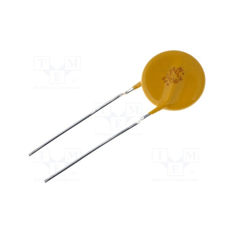 50 pcs : - Varistor: metal-oxide, THT, 150VAC, 200VDC, 240V, ±10%, 4.5kA, 76J
